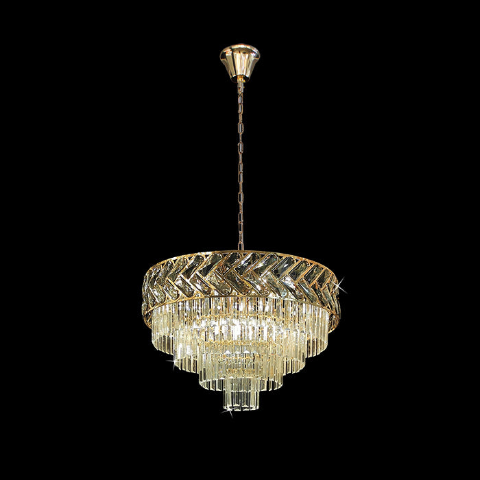 Chandelier with crystal design  nz homes