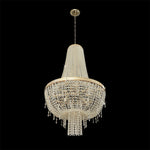 Chandelier with crystal details  staircase area auckland homes