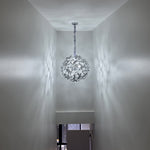 Chandelier hanging from the ceiling in the entry area auckland