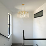 custom crystal chandelier for showroom or gallery NZ