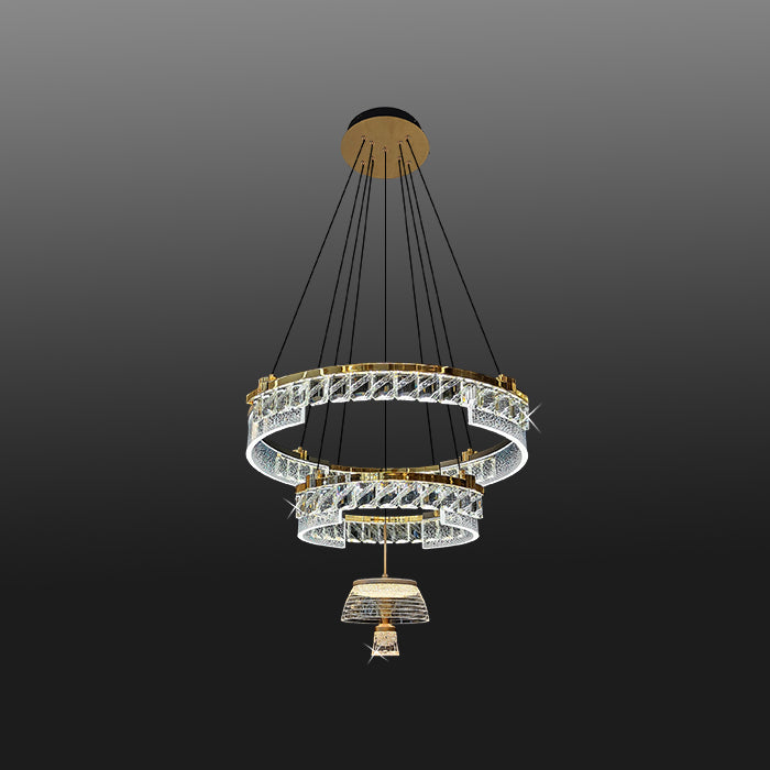 Chandelier with multiple rings west auckland homes