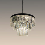 Crystal chandelier with black iron frame west auckland