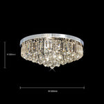 Crystal chandelier with dimensions nz
