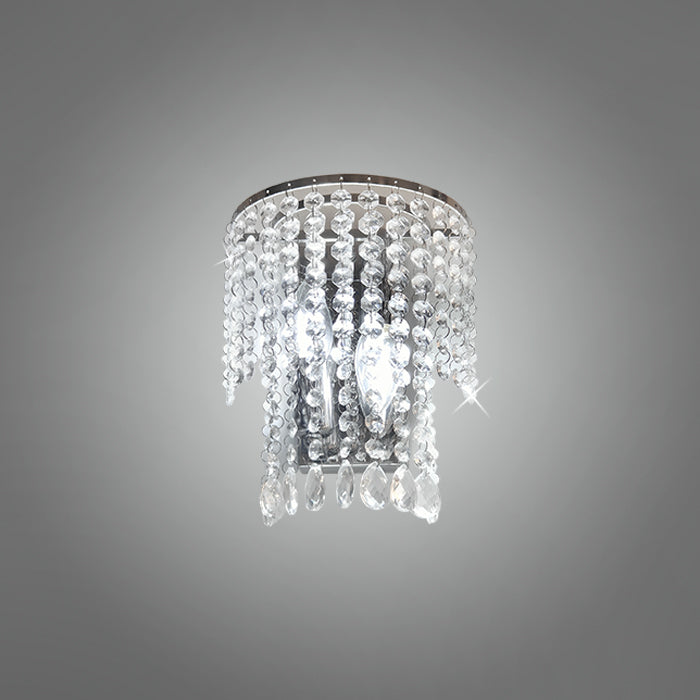 Crystal chandelier wall light nz homes edemlighting