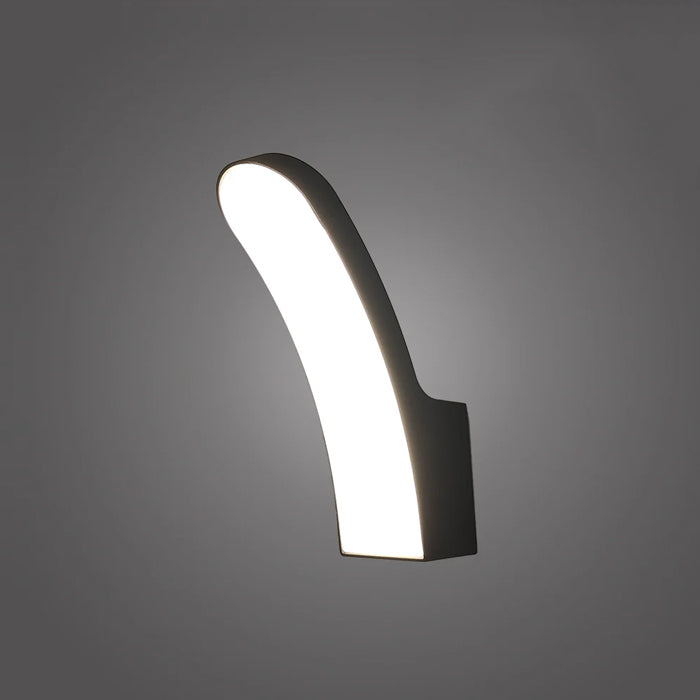 Curved wall light fixture waterproof for outdoor dining auckland