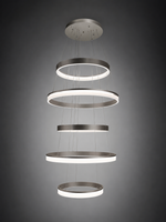 modern multi ring LED chandelier