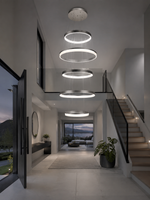 luxury staircase chandelier lighting