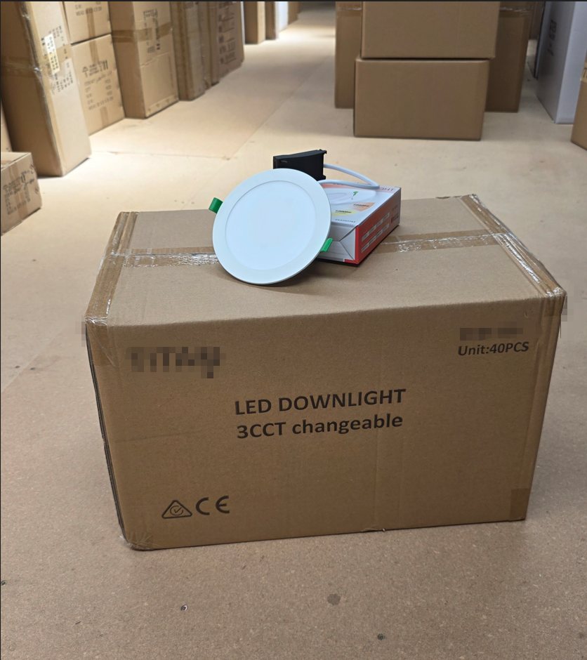 40 of LED downlight DL113 12W Tri-colours Cutout 120mm