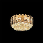 Decorative ceiling light fixture with crystal accents in the nz home