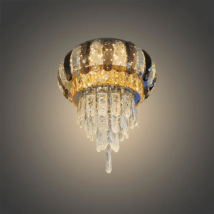 Decorative ceiling light fixture with crystal details nz