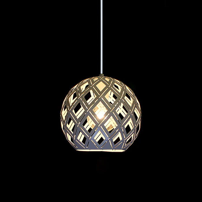 Decorative pendant light with geometric designwest auckland