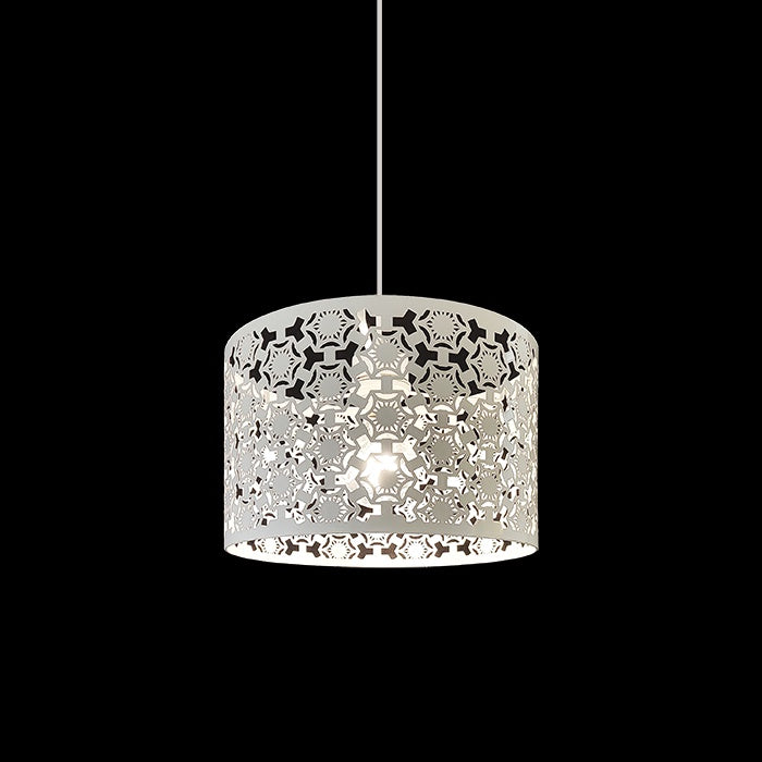 Decorative pendant light with intricate cut-out design nz