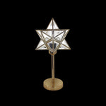 Decorative star-shaped lamp over table auckland
