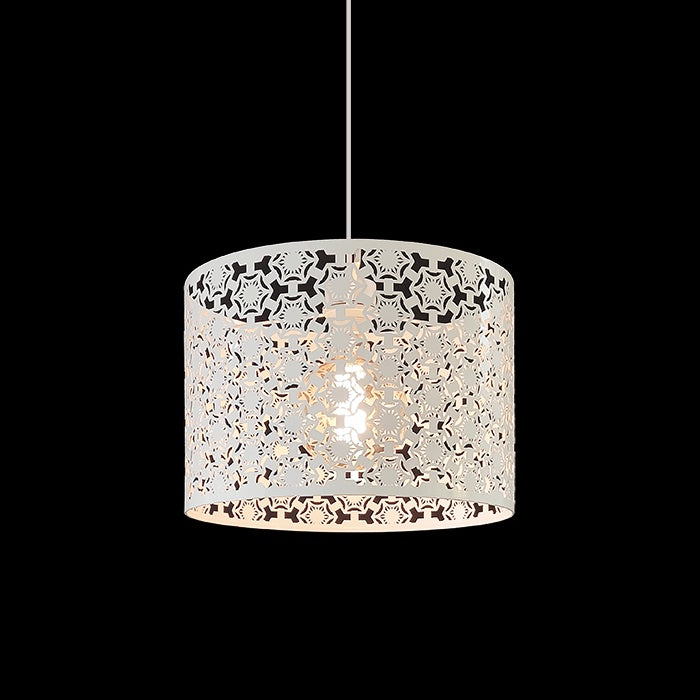 Decorative pendant light with intricate cut-out design auckland