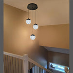 Designer LED pendant light for stairway indoor lighting stroe North NZ