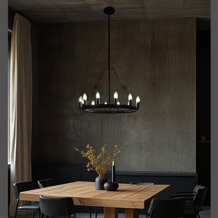 Auckland Dining room iron pendant chandelier