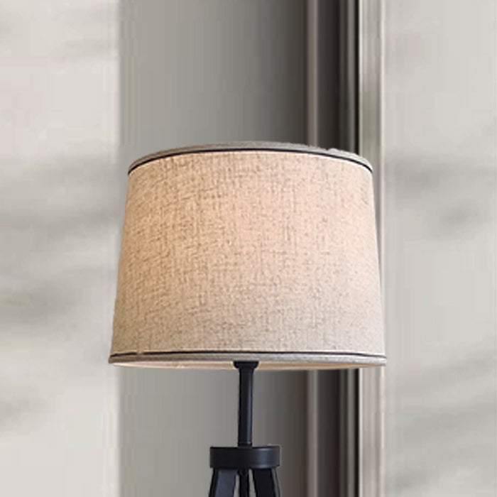beige fabric floor lamp shade - eden lighting NZ