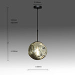 Glass pendant light with dimensions west auckland
