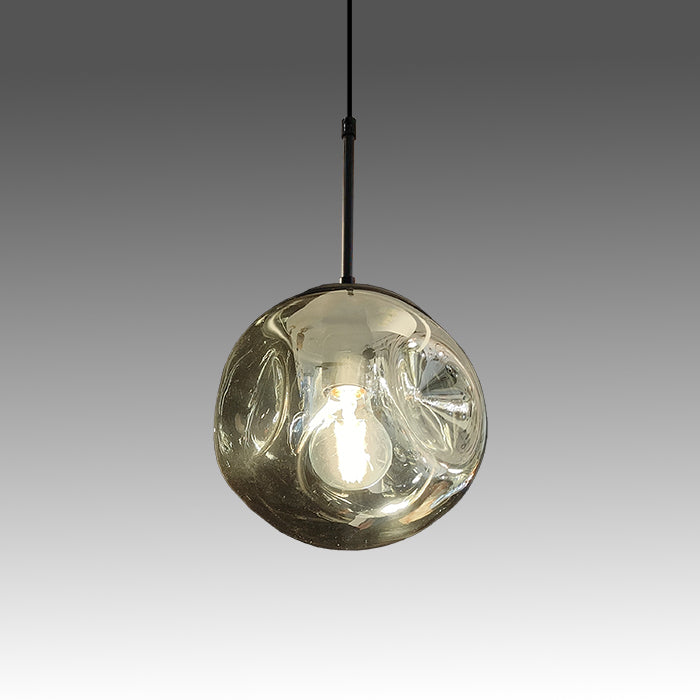 Glass pendant light with a visible bulb nz homes