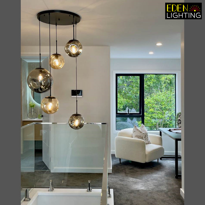 Glass pendant light interior use Eden Lighting Auckland