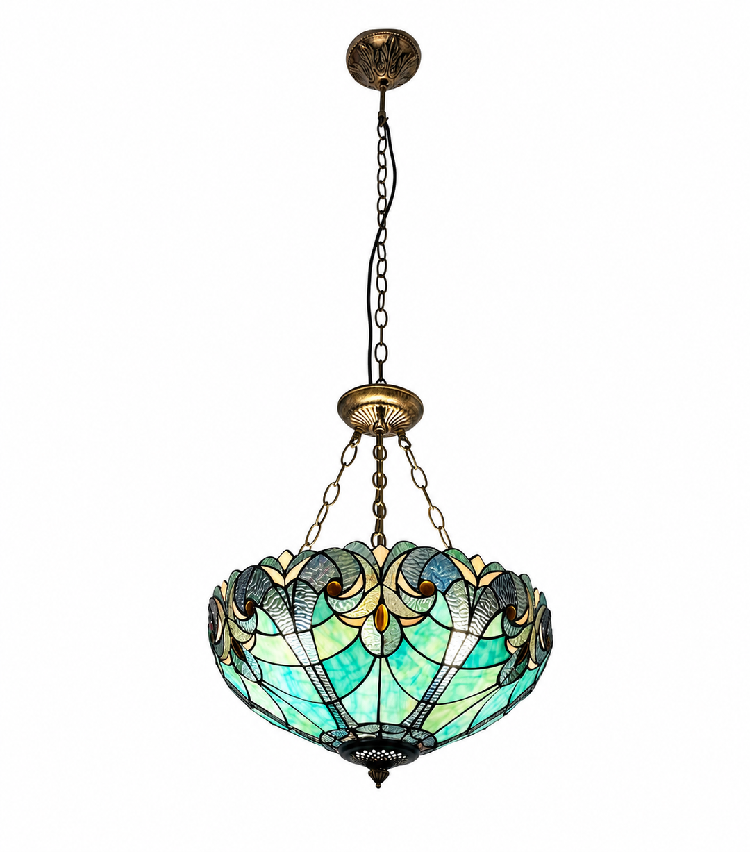 Vintage Tiffany Hanging Light 9028-5