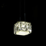Hexagonal crystal pendant light in the bedroom nz
