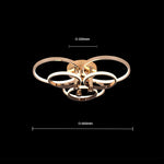 Gold ceiling light fixture with dimensions NZ