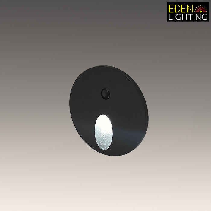 Black sensor LED step light affordable lighting store Auckland