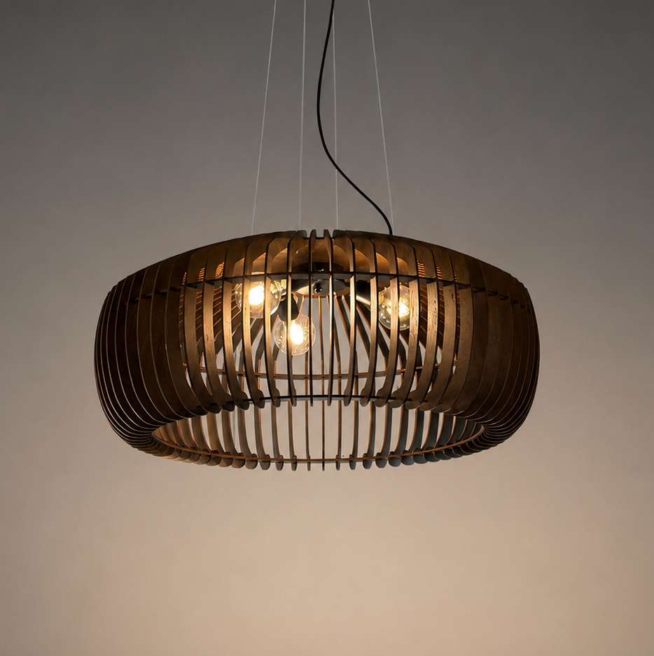 Pendant light Dark natural wood01-800 co