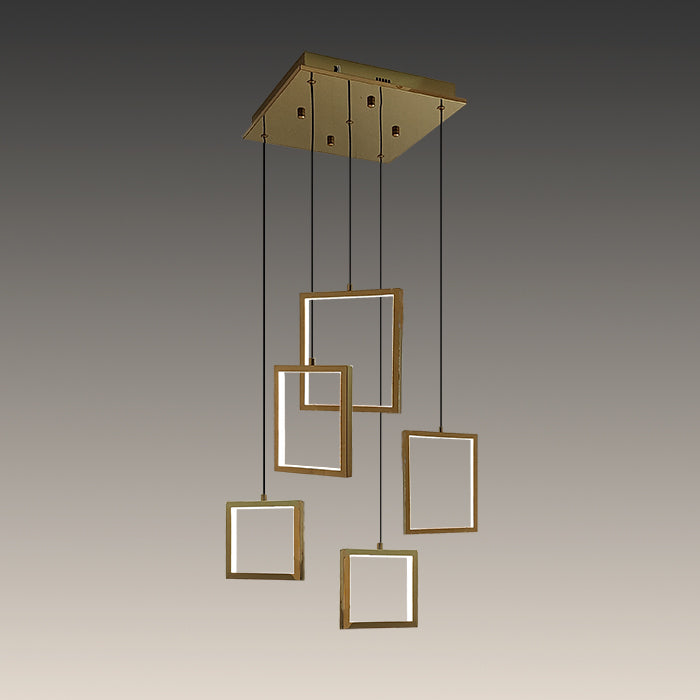 Modern pendant light with square frames Auckland