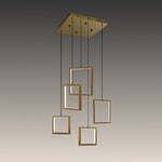 Modern pendant light with square frames Auckland