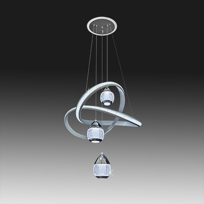 Modern chandelier with circular design nz homes