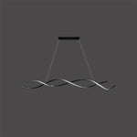 Modern chandelier with wavy design west auckland