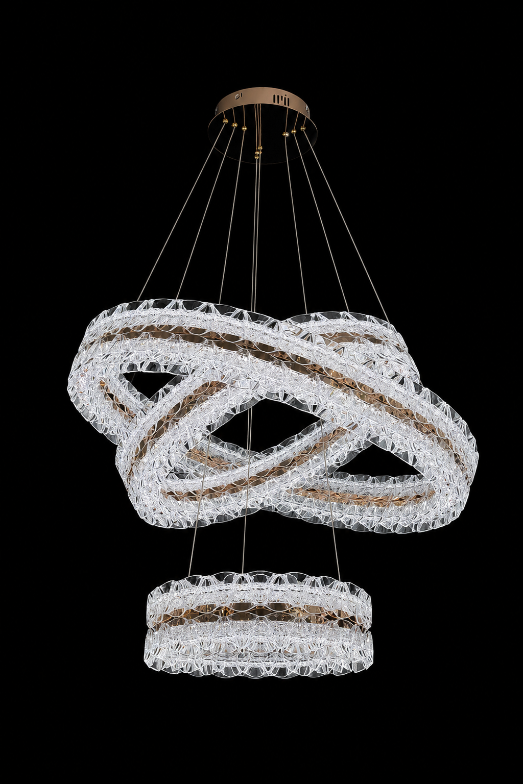 Modern Crystal Ring Chandelier 76088