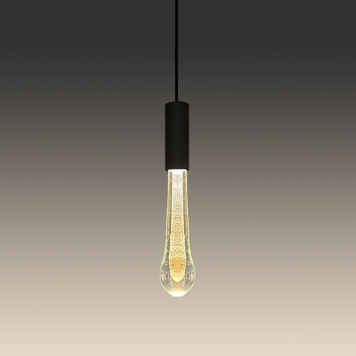 Modern pendant light with clear glass bulb NZ