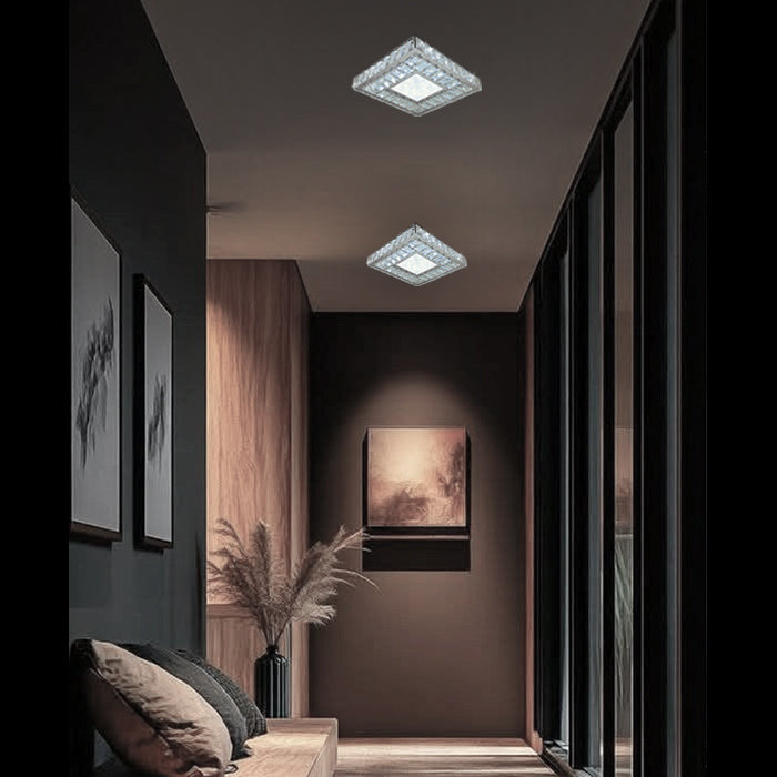 Modern interior hallway with ceiling lights west auckland