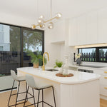 Modern kitchen with pendant light auckland homes