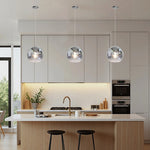 Modern kitchen with pendant lights west auckland