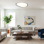 Modern living room with a led ceiling light nz edenlighting