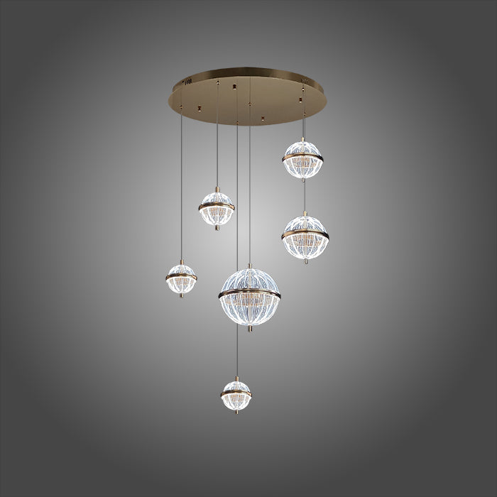 Modern pendant light brass color for stairsway NZ