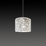 Modern pendant light with a geometric pattern west auckland