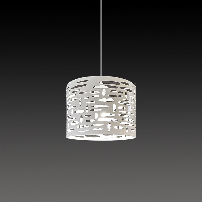 Modern pendant light with a geometric pattern west auckland
