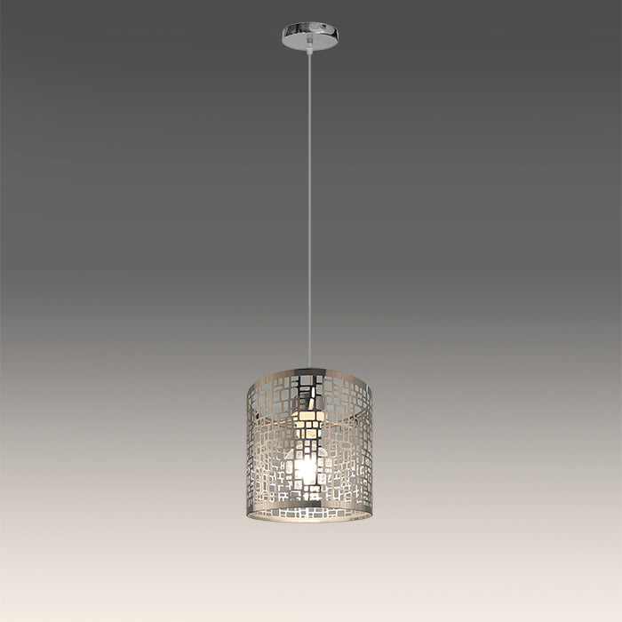 Modern pendant light with a grid design auckland homes