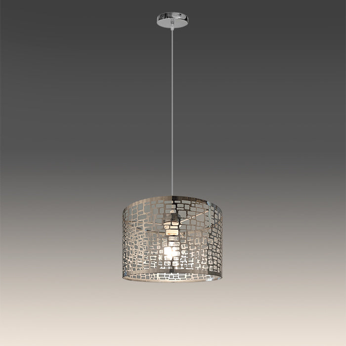 Modern pendant light with a metallic cage design auckland homes
