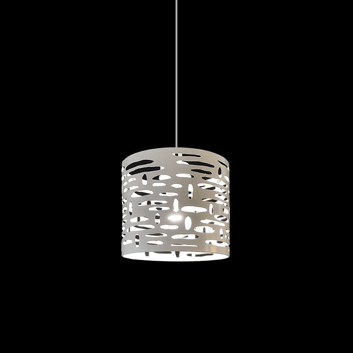 Modern pendant light with perforated design nz.