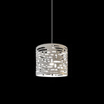 Modern pendant light with perforated design nz.