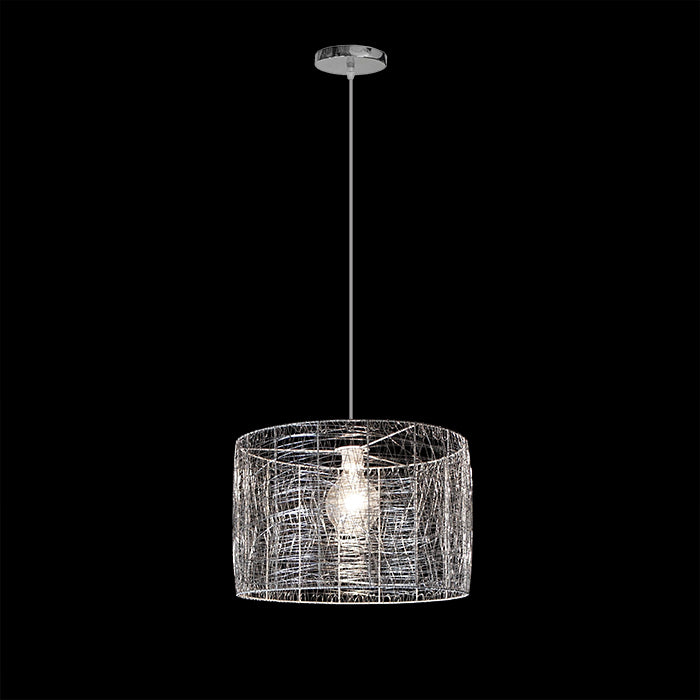 Modern pendant light with a textured glass shade nz