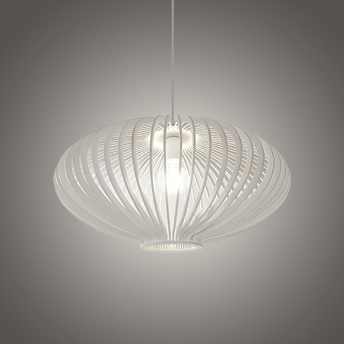 Modern pendant light with a ribbed design west auckland