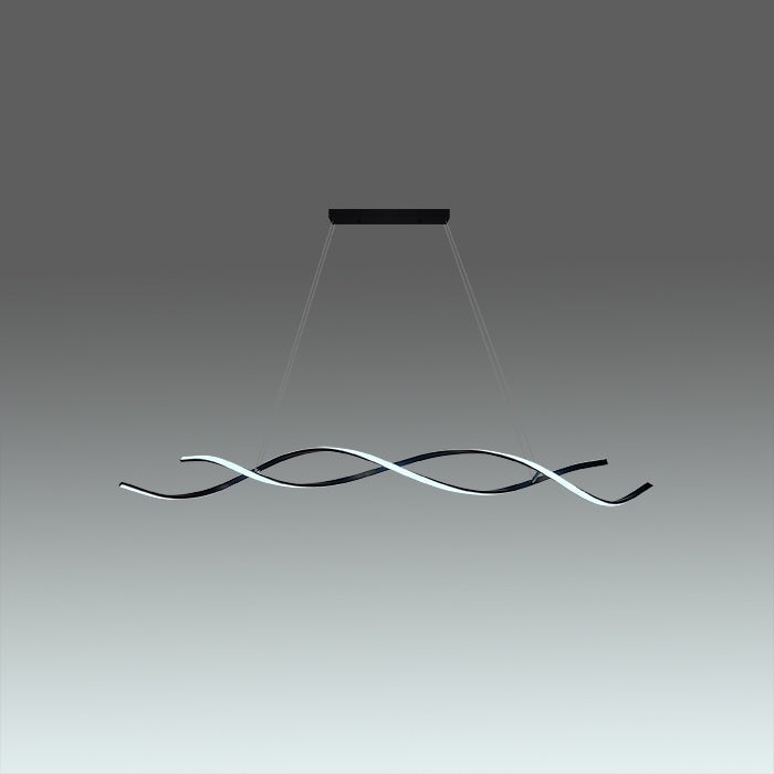 Modern pendant light with wavy design west auckland homes