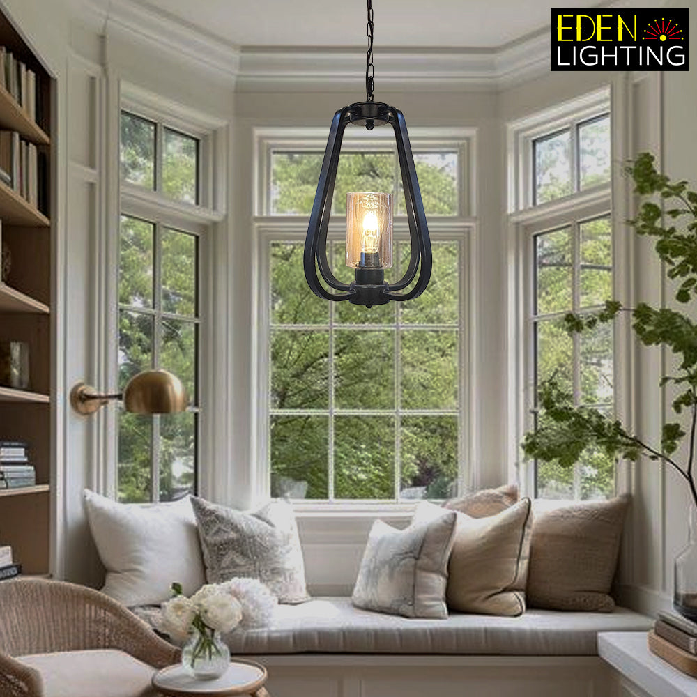 Pendant light with glass shade commercial lighting store manukau NZ